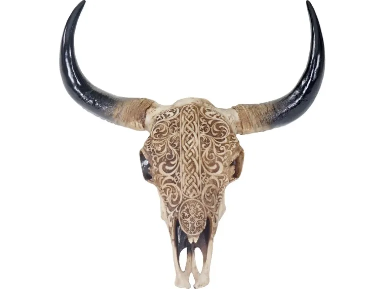 MCW Deko Schädel Longhorn