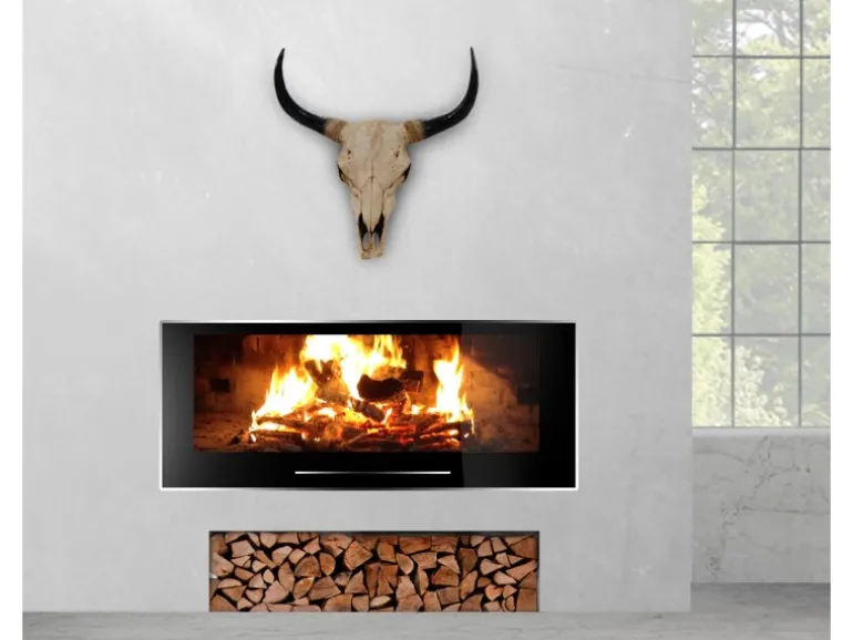 MCW Deko Schädel Longhorn Natur