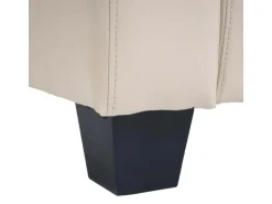 MCW 3er Sofa Lille Kunstleder Creme