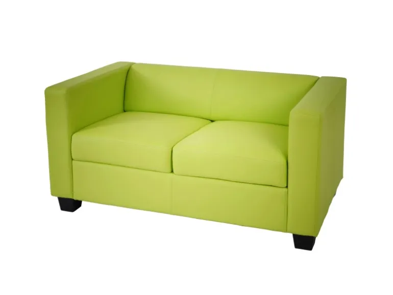 MCW 2er Sofa Lille Kunstleder Hellgrün