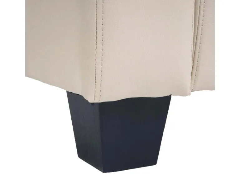 MCW 2er Sofa Lille Leder Creme