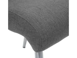 MCW Esszimmer-Set G55Bank Küchenstuhl Stuhl Grau-Braun Bank 180cm