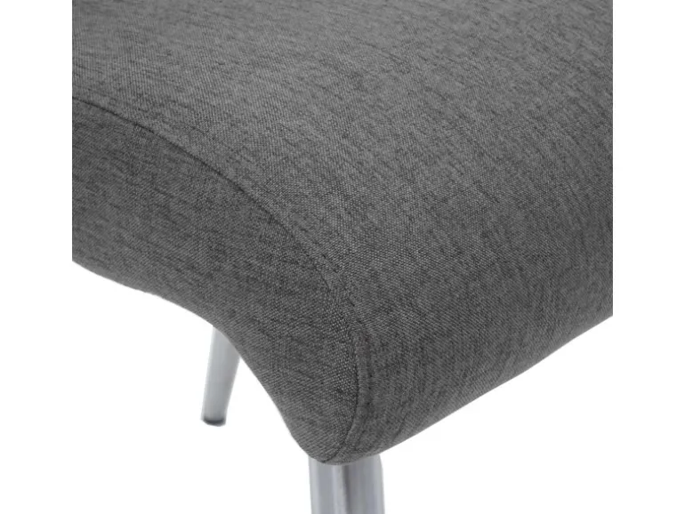 MCW Esszimmer-Set G55Bank Küchenstuhl Stuhl Grau-Braun Bank 180cm