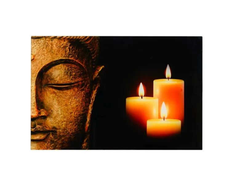 MCW Glasbild T117 40x60cm Buddha