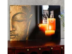 MCW Glasbild T117 40x60cm Buddha