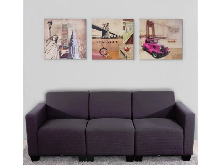 MCW Leinwandbild H376 New York 3-teilig