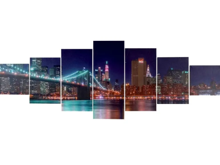 MCW Leinwandbild H375 New York 7-tlg.