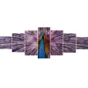 MCW Leinwandbild H375 XL Pfau 7-tlg.