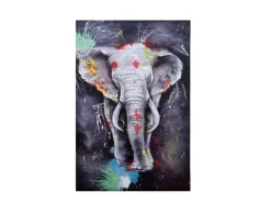 MCW Ölgemälde Elefant H25 Handgemalt 180x120cm