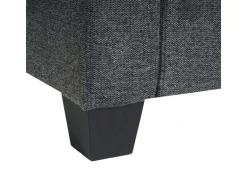MCW Modular 3-Sitzer Sofa Couch Moncalieri Anthrazit-Grau ohne Armlehnen