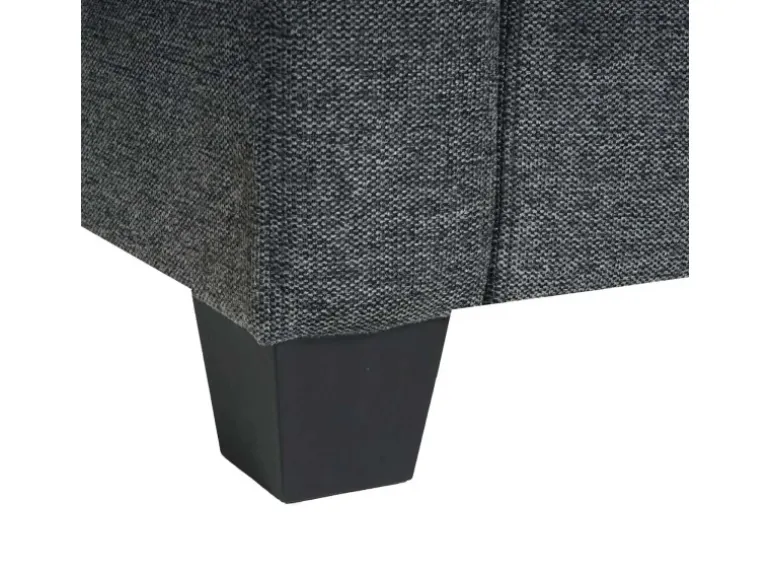 MCW Modular 3-Sitzer Sofa Couch Moncalieri Anthrazit-Grau ohne Armlehnen