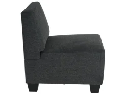 MCW Modular 3-Sitzer Sofa Couch Moncalieri Anthrazit-Grau ohne Armlehnen