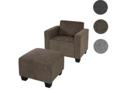 MCW Modular 4-Sitzer Sofa Couch Moncalieri Braun