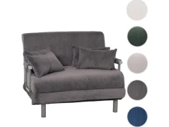 MCW Schlafsessel K29 Stoff Cord 330g/m² Dunkelgrau