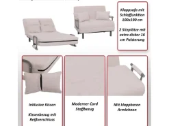 MCW Schlafsessel K29 Stoff Cord 330g/m² Grün
