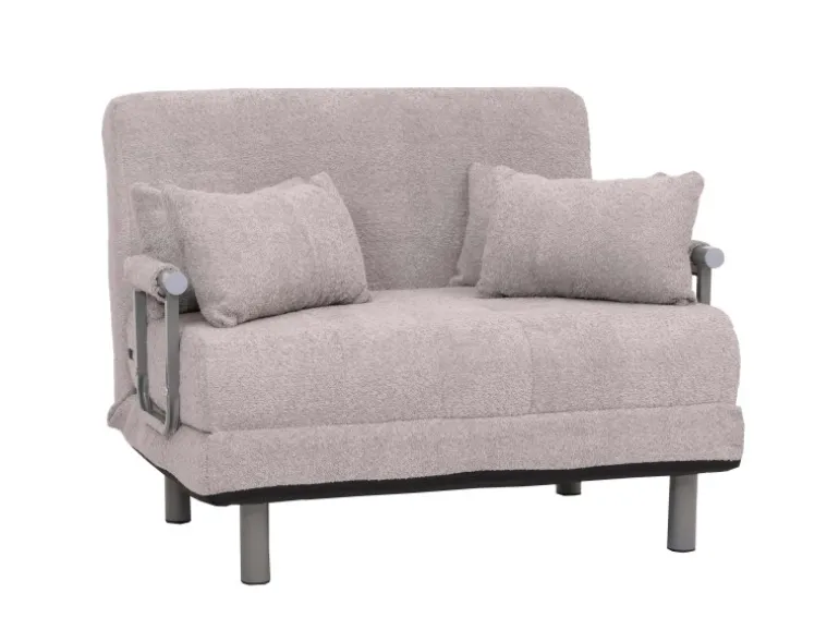 MCW Schlafsessel K29 Stoff Boucle 500g/m² Grau