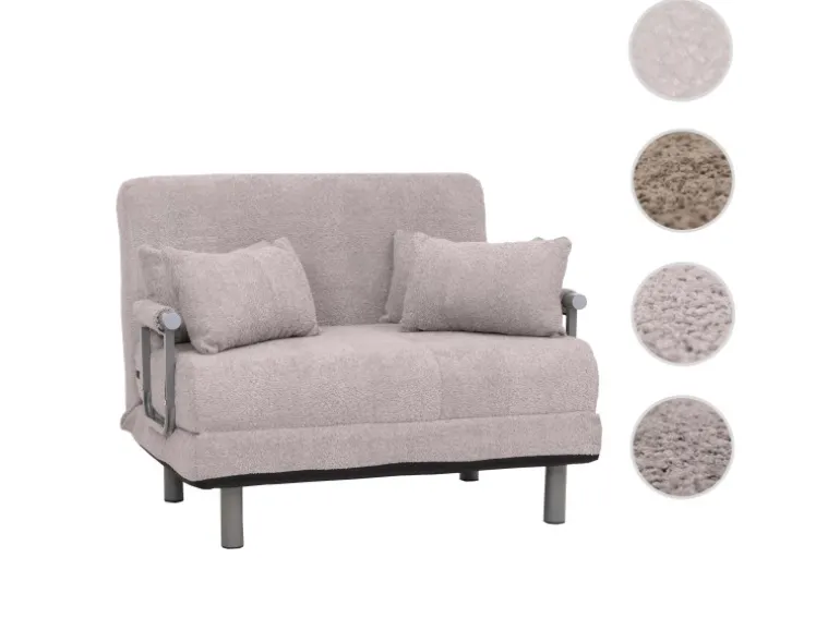 MCW Schlafsessel K29 Stoff Boucle 500g/m² Grau