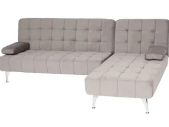 MCW Schlafsofa K22 Samt Grau