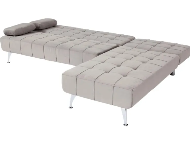 MCW Schlafsofa K22 Samt Grau