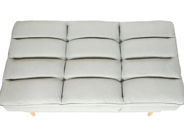 MCW Schlafsofa M79 Stoff/Textil Mint-Grau