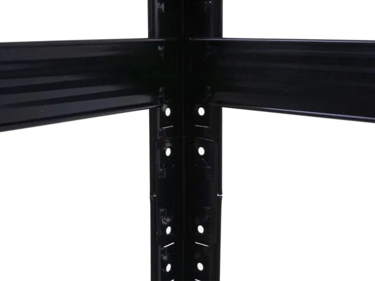MCW Schwerlastregal E33 Schwarz 200x120x60cm