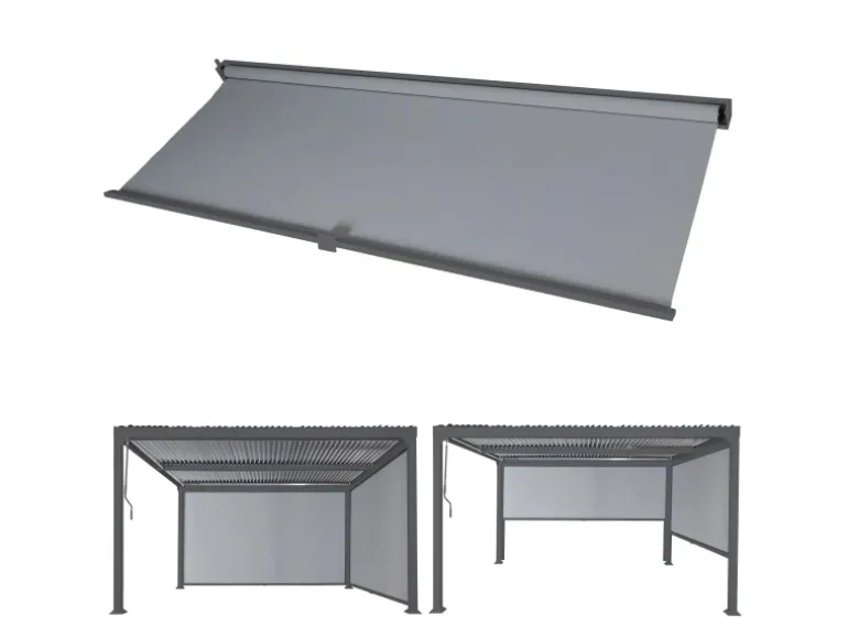 MCW Seitenwand Für Pergola L41 Anthrazit 3x3m