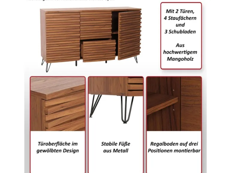 MCW Sideboard M49 Natur