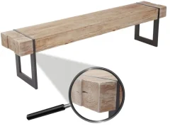 MCW Sitzbank A15 Naturfarben 160cm