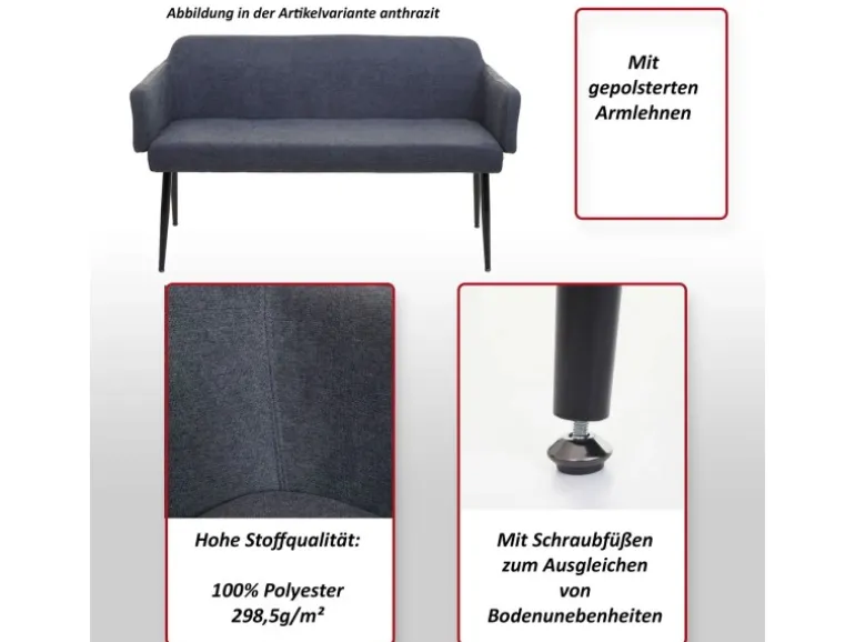 MCW Sitzbank L13 Creme-Weiß