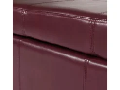 MCW Sitzbank mit Aufbewahrung Arezzo XXL Rot