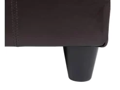 MCW Sitzbank mit Aufbewahrung Arezzo LEDER 112x45x45cm Braun