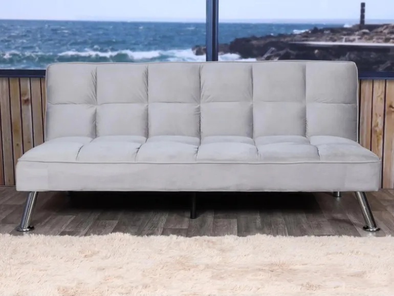MCW Sofa K21 Samt Grau