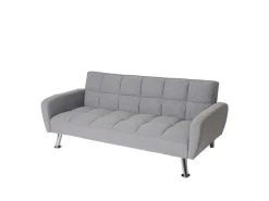 MCW Sofa K19 Stoff/Textil Hellgrau