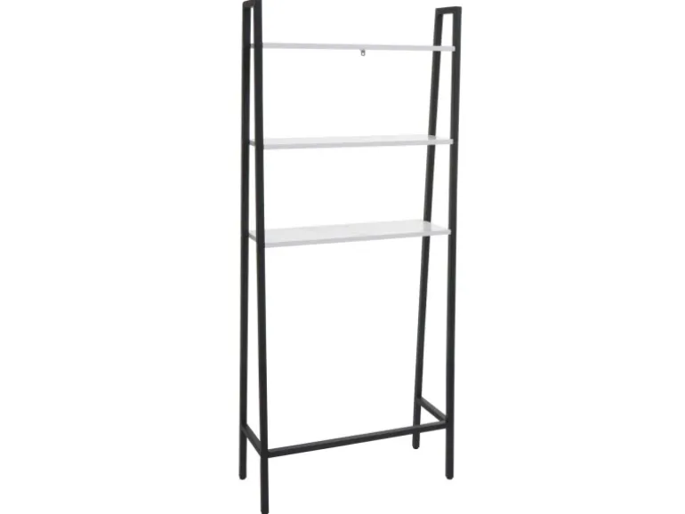 MCW Standregal K82 Marmor-Optik Weiß