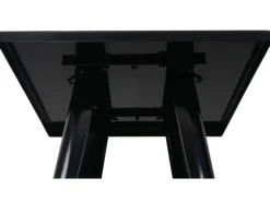 MCW Stehtisch-Set A73 Metall 3-teilig Schwarz