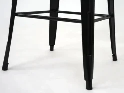 MCW Stehtisch-Set A73 Metall 3-teilig Schwarz