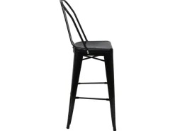 MCW Stehtisch-Set A73 Metall 3-teilig Schwarz