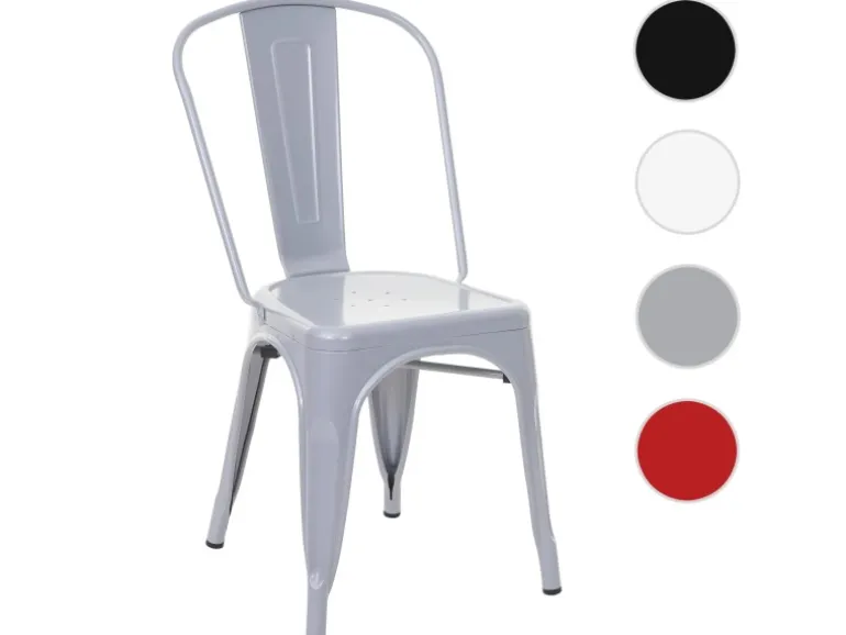 MCW Stuhl A73 Metall Grau