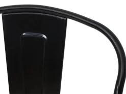 MCW Stuhl A73 Metall Schwarz
