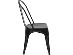 MCW Stuhl A73 Metall Schwarz