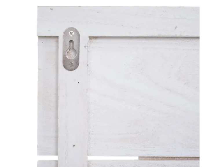 MCW Wandgarderobe C89 Family Shabby-Look Weiß Shabby