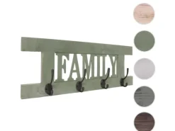 MCW Wandgarderobe C60 Family Shabby-Look Grün Shabby