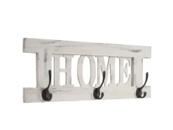 MCW Wandgarderobe C60 Home Shabby-Look Weiß Shabby