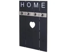 MCW Wandgarderobe C89 Home Shabby-Look Dunkelgrau Shabby