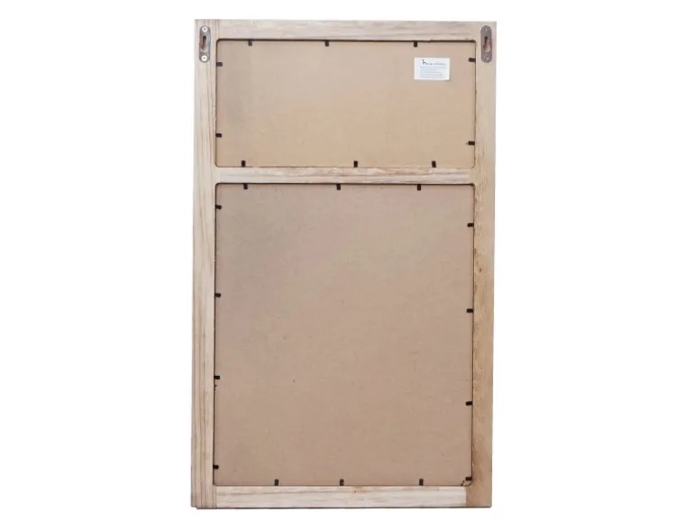 MCW Wandgarderobe C51 mit Kreidetafel Naturbraun