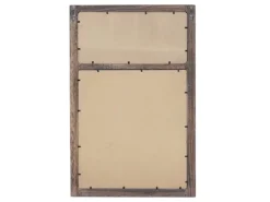 MCW Wandgarderobe C51 mit Kreidetafel Braun Shabby