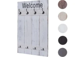 MCW Wandgarderobe C89 Welcome Shabby Weiß Shabby
