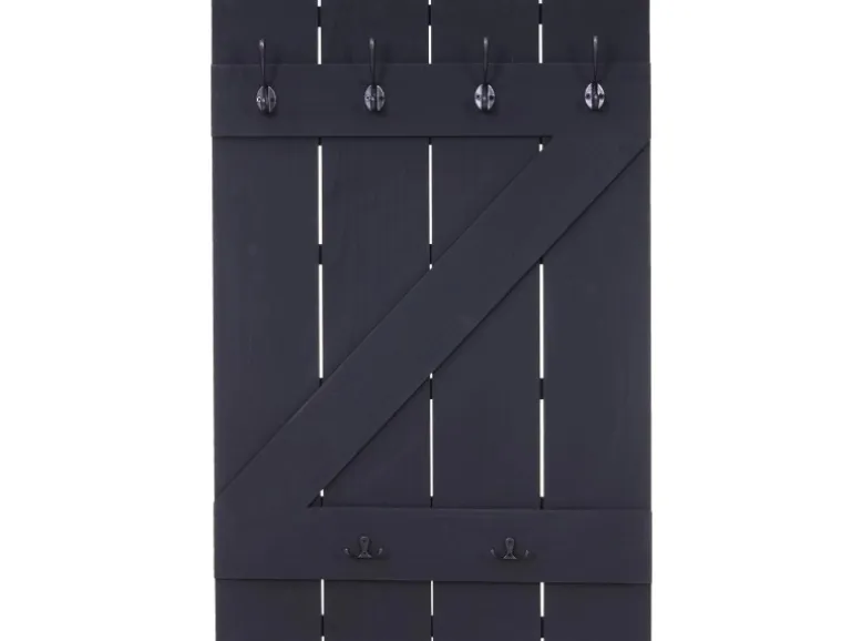 MCW Wandgarderobe D13 Dunkelgrau Shabby