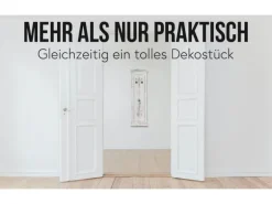 MCW Wandgarderobe H33 2er-Set Weiß Shabby