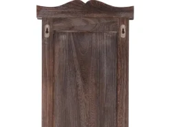 MCW Wandgarderobe H33 2er-Set Braun Shabby